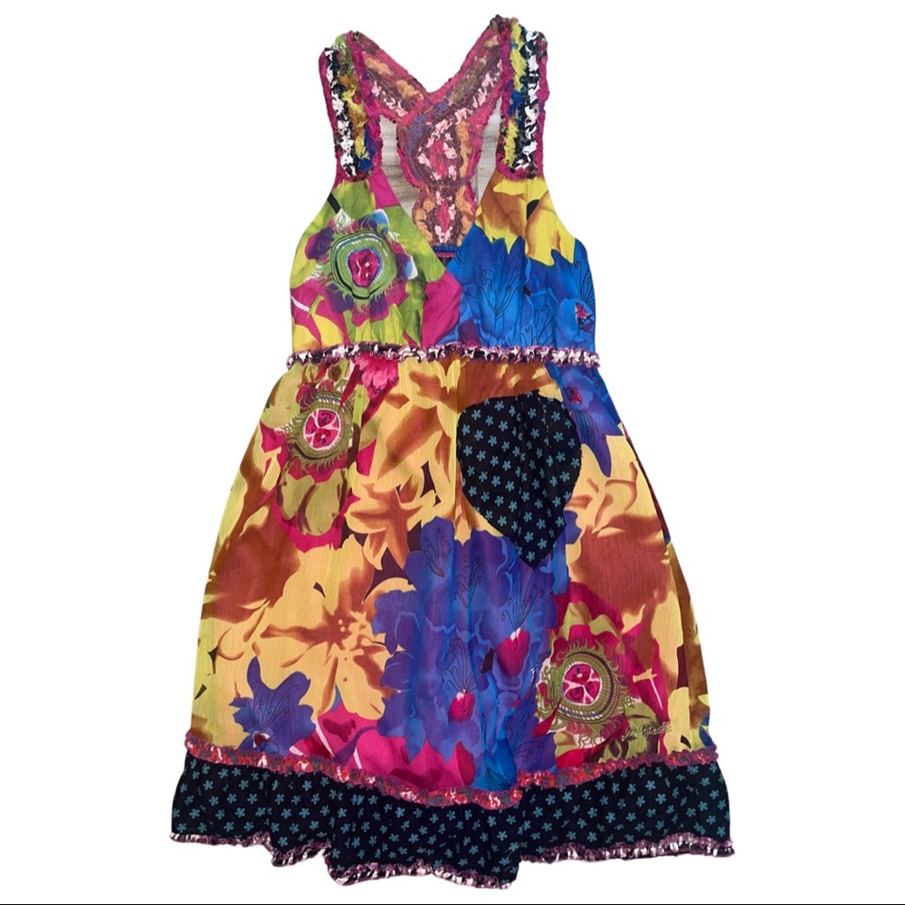 Desigual cute summer dress sz 40 (Small)